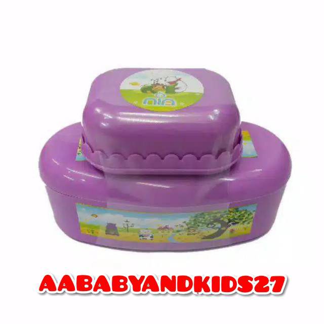 TEMPAT BEDAK BAYI NIA + TEMPAT SABUN-TEMPAT BEDAK NIA + SABUN-TEMPAT BEDAK PLUS SABUN MURAH