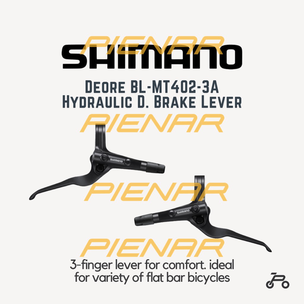 BRAKE SET SEPEDA SHIMANO DEORE MT402-3A HYDRAULIC DISC BRAKE LEVER