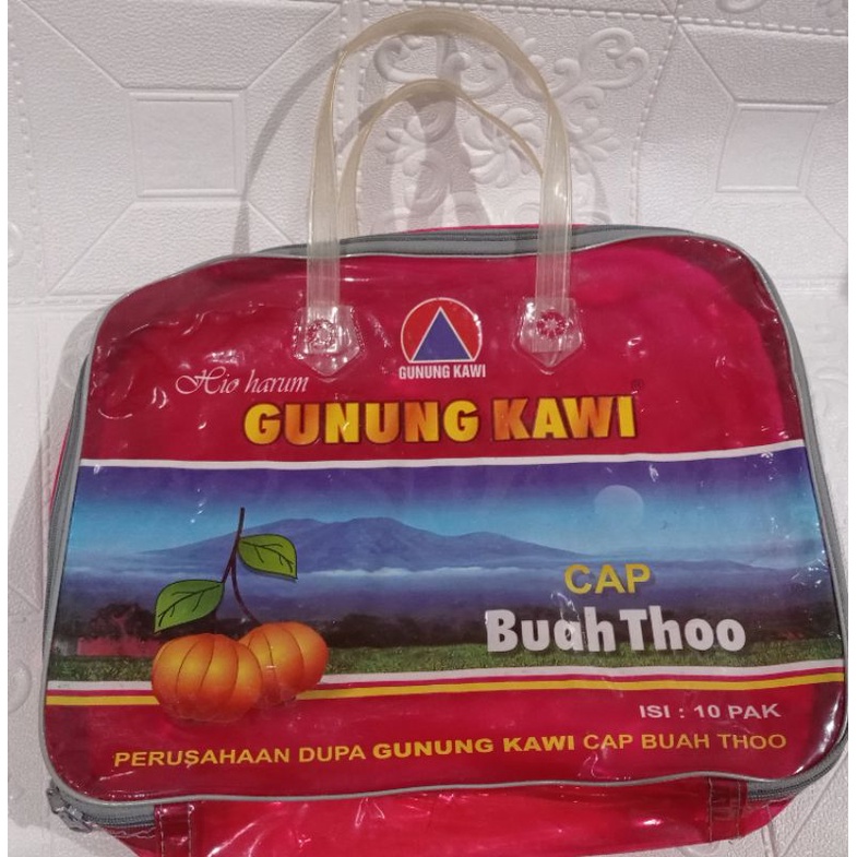 Tas transparah hadiah hio harum gunung kawi