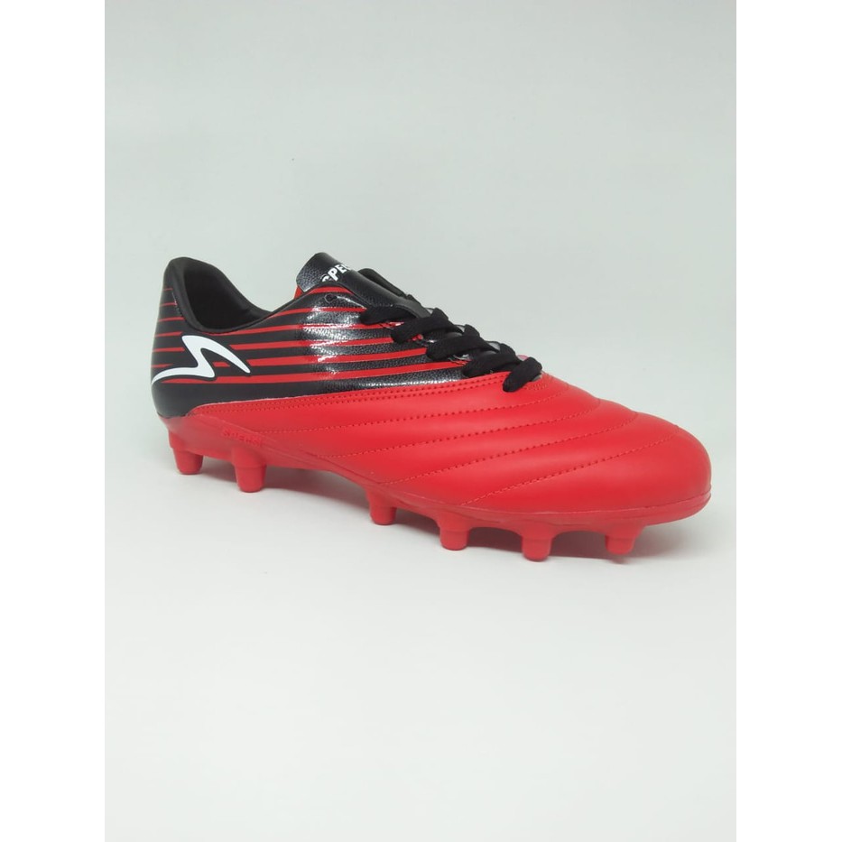 Sepatu bola specs original Barricada Genoa fg merah hitam Original