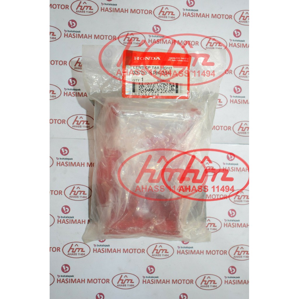 MIKA LAMPU BELAKANG (LENS COMP TAILLIGHT) HONDA SUPRA X125 - KODE PART: 33703KPH701