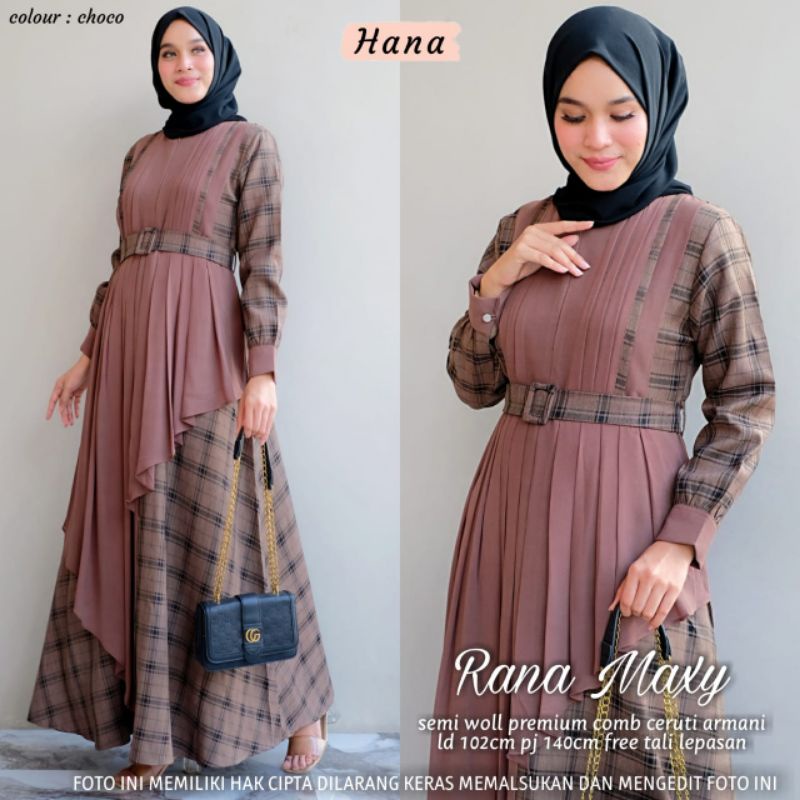 Rana Maxy dress gamis abaya kaftan