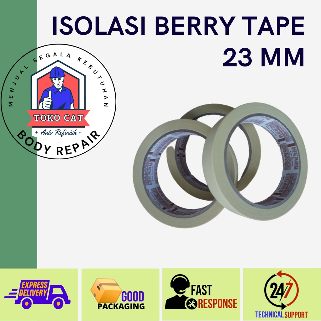 

Masking Tape Isolasi Berry 23 MM