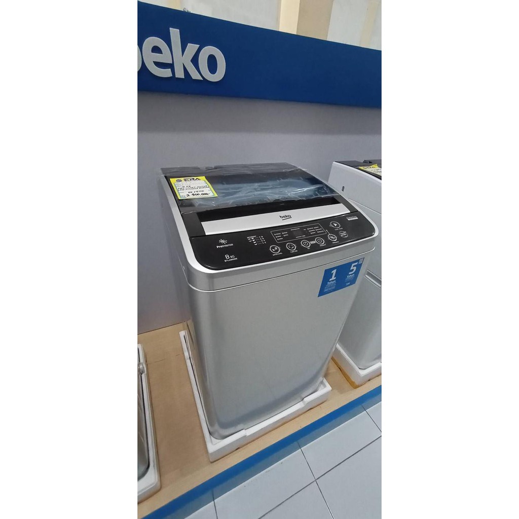 MESIN CUCI TOP LOADING BEKO BTLA8008 8 KG 1 TABUNG