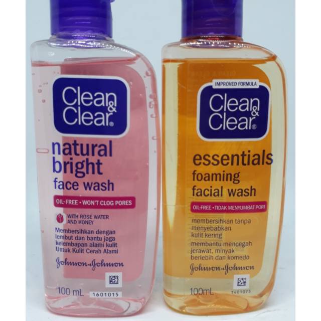 varian clean and clear face wash