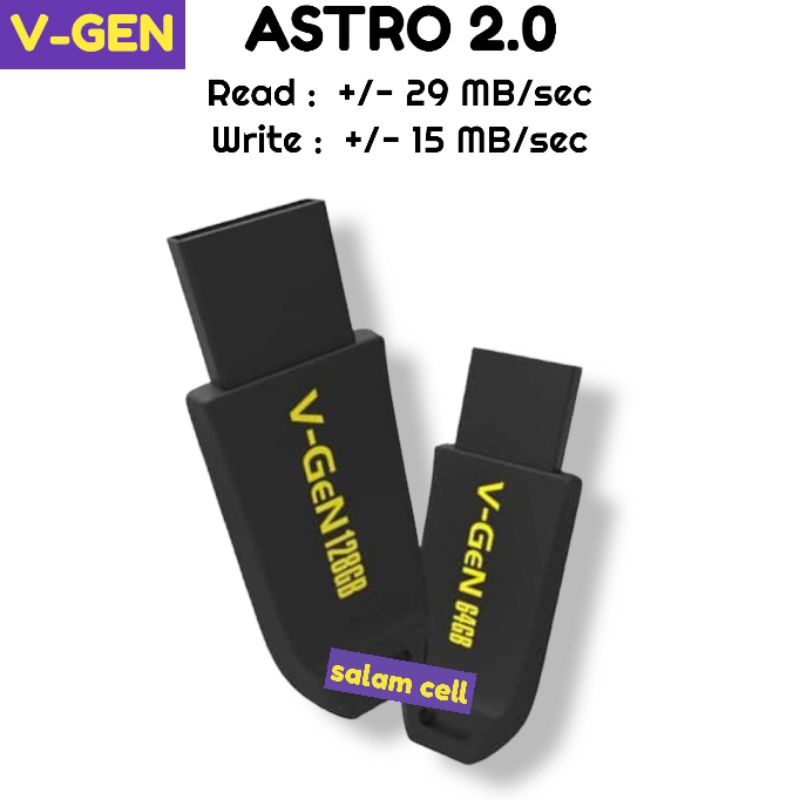 Flashdisk V-GEN ASTRO Original Vgen Garansi Resmi