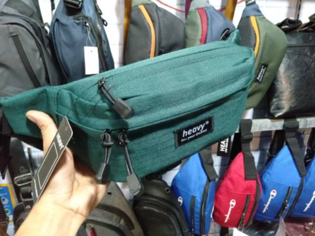 Tas HEAVY original , tas distro Heavy, Heavy bag , tas pinggang, waist bag