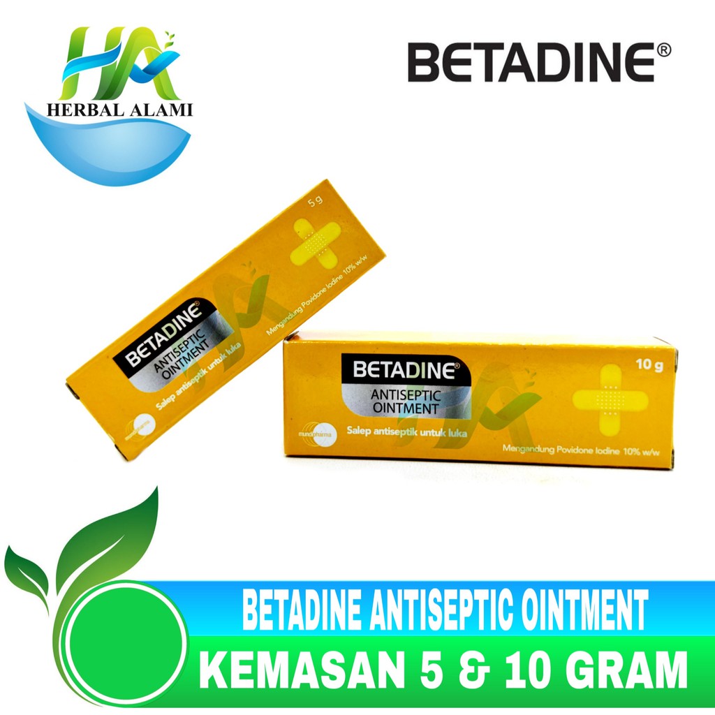 Betadine Ointment 5gram - Betadine Antiseptic Ointment