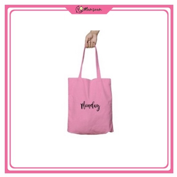 Monsoon - DAYS Dari Jakarta BISA COD ToteBag DAILY TOTE BAG NAMA HARI