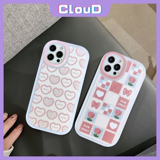 Sweet Pink Love Heart Bow Tie Case Kompatibel Untuk Oppo A17 A54 A74 A95 A16 A12 A15S A35 A11 A11K A15 A32 A3S A5S A12E A9 2020 A5 2020 A53 2020 A33 A7 Pelindung Lensa Soft Cover