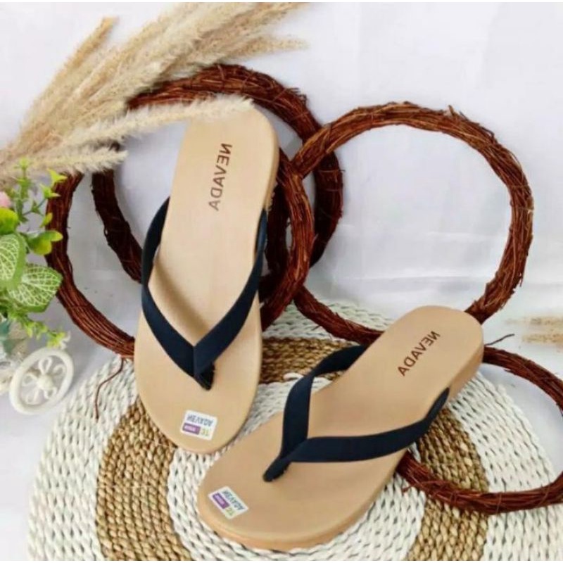 Sandal Japit Wanita Nevada/Sendal Wanita Terbaru Sandal Cantik Wanita Japit