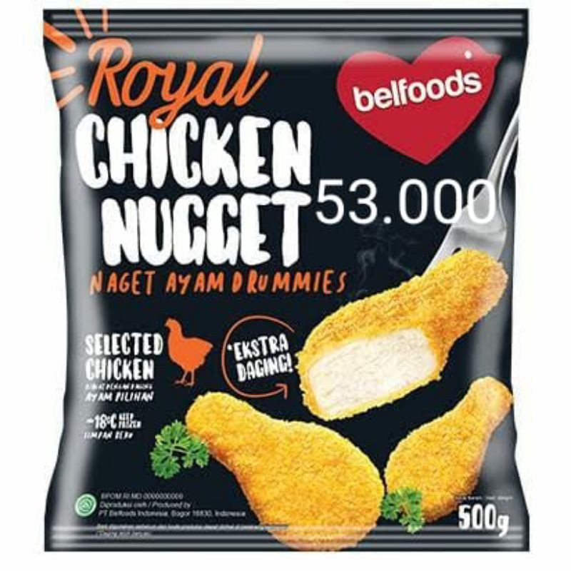 

ROYAL CHICKEN NUGGET DRUMIES - NUGET AYAM PREMIUM BELFOODs