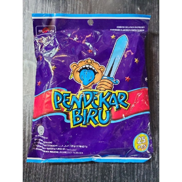 

Permen Pendekar biru isi 25 pcs