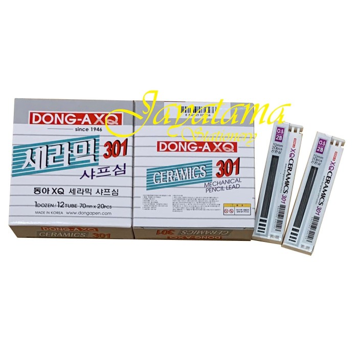 

Hadir Isi Pensil Mekanik Dong-A Ceramic 301 2B 0.5 Mm (12 Tubes) Hemat
