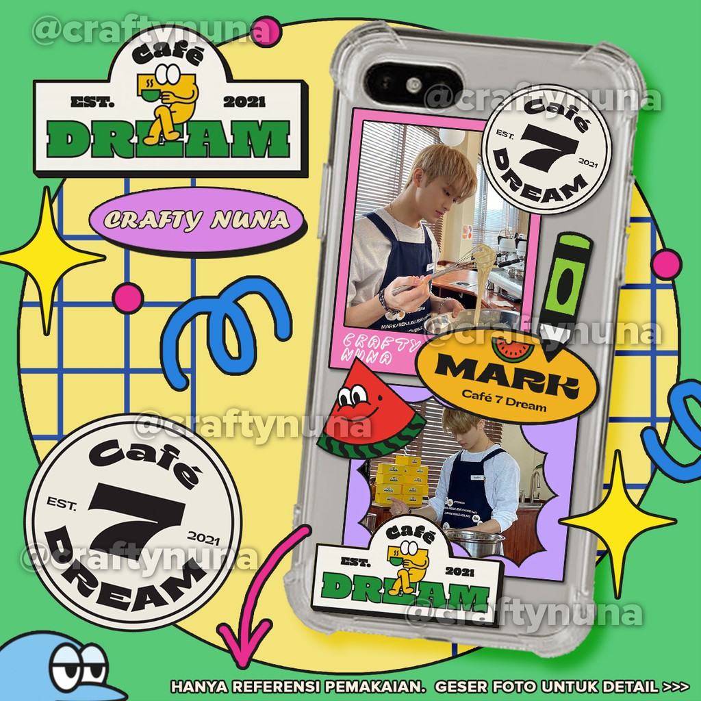 (NC-015) NCT 7 DREAM CAFE 2021 Sticker Set by Crafty Nuna stiker case hp aesthetic kpop 127 jaemin haechan