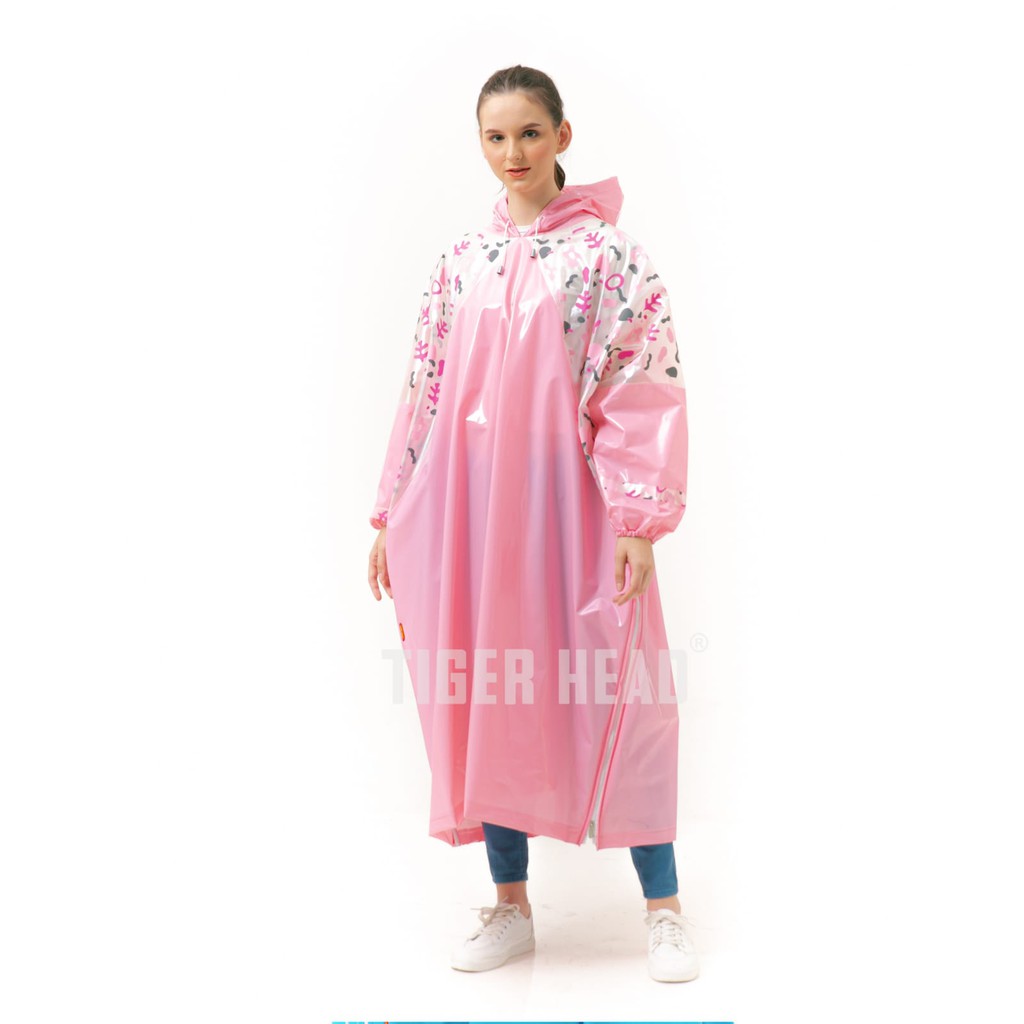 Jas Hujan TIGER HEAD GAMIS CHARIVA 68341 Model Gamis Muslimah Wanita Dewasa Cewek Perempuan Premium