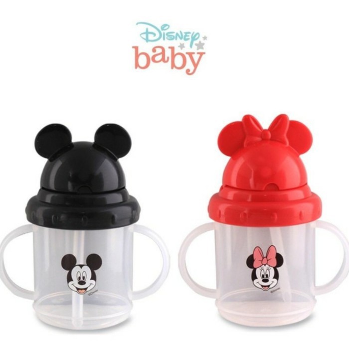 Lusty Bunny Disney DRINKING CUP 210ml FLIP TOP STRAW DMM 3014