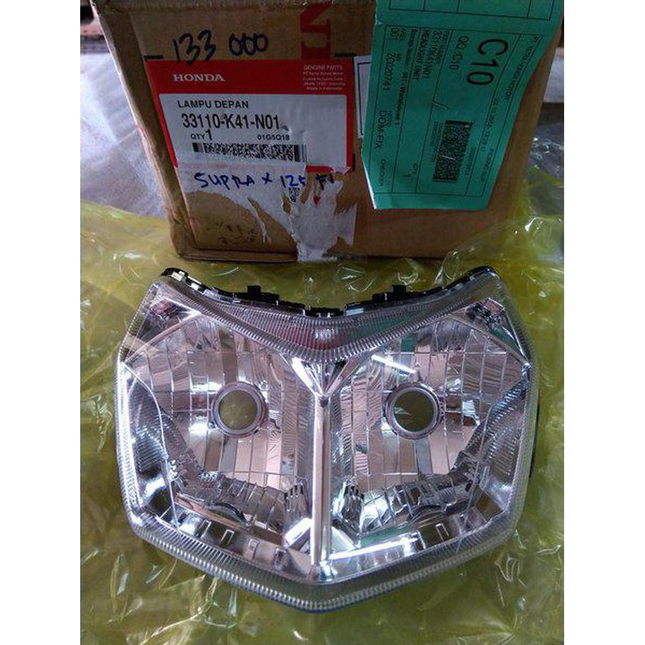 lampu depan reflektor supra x 125 fi ori