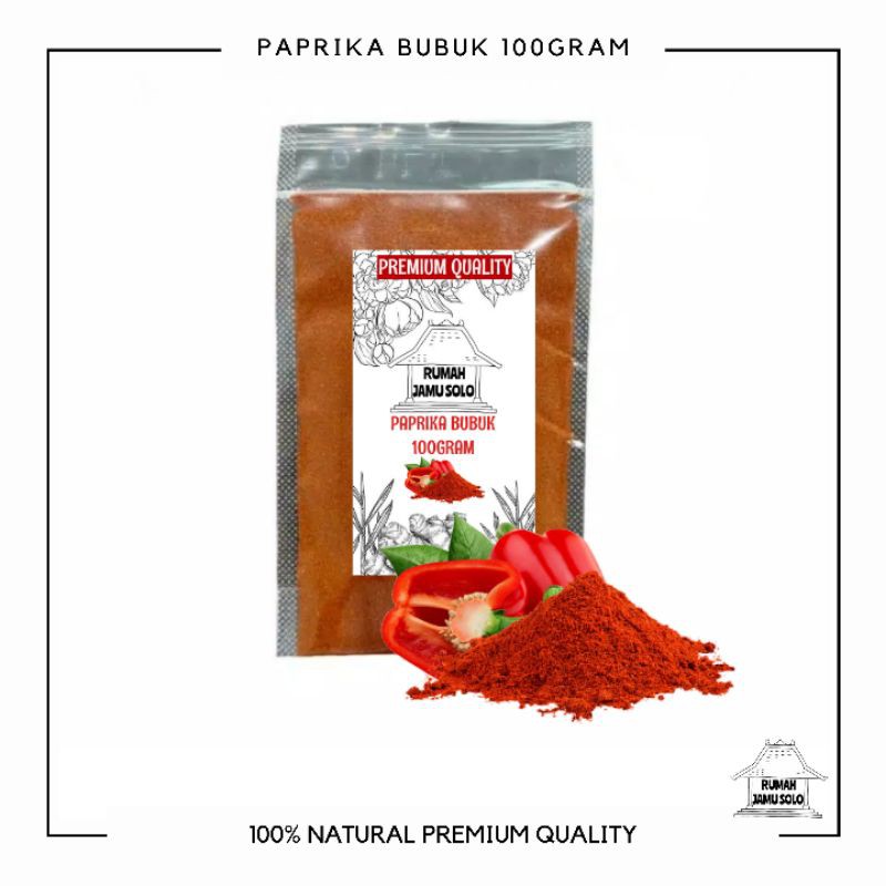 

Paprika bubuk 100gram paprika powder premium Quality