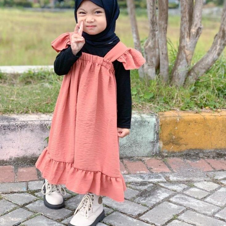 Lagi Tren.. (6 bulan-7 Tahun) SABELA-Dress anak perempuan| Dress baju anak perempuan | Dress baju ba
