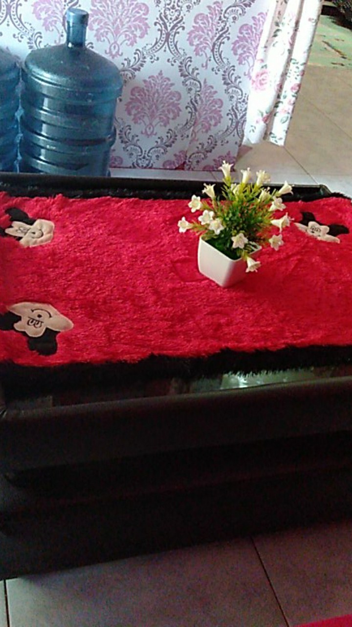 Maura Couple_sania Ruffle Batik Couple Keluarga Ori Ndoro Jowi Dnt Cibulan Biru