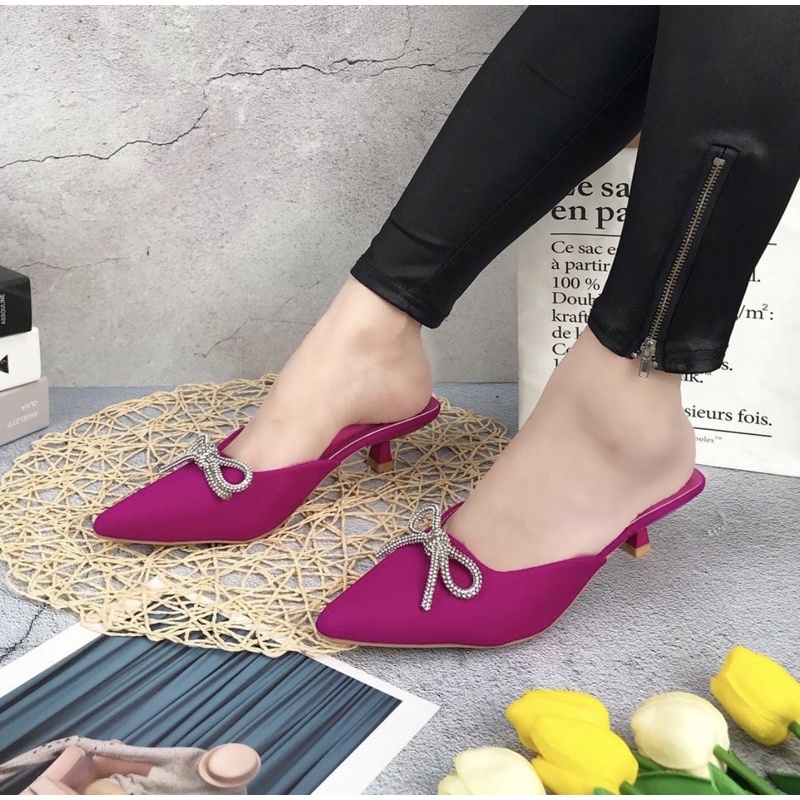 heels P239 sendal wanita import realpict