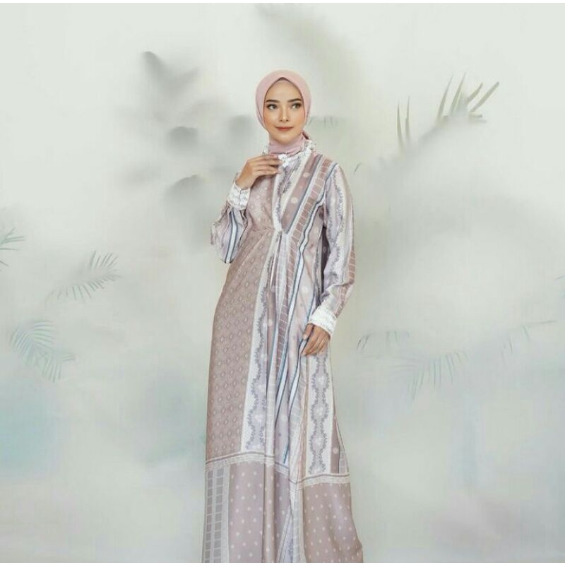 EDELWEIS DRESS VANILLA HIJAB FREE HIJAB POLOS