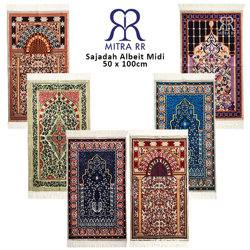 Sajadah Albeit Tanggung 50 x 100cm Sajadah Kanvas Midi Murah Made In Turkey