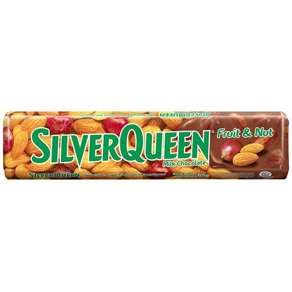 

SILVER QUEEN COKLAT FRUIT & NUT 65 GR