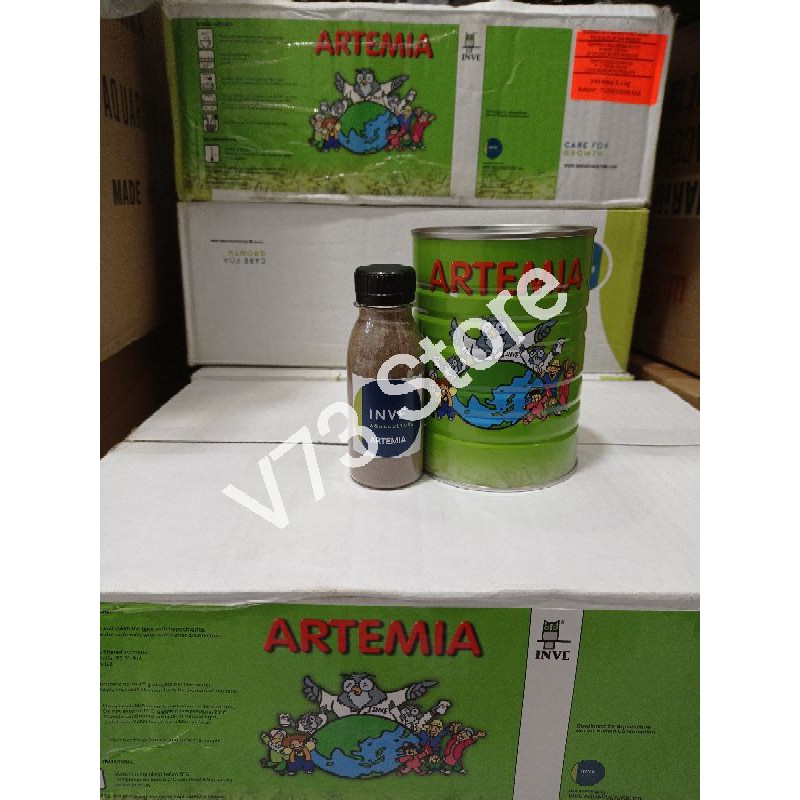 ARTEMIA INVE 50GR GRADE AAA HATCHING RATE 90℅ SETARA SUPREME PLUS