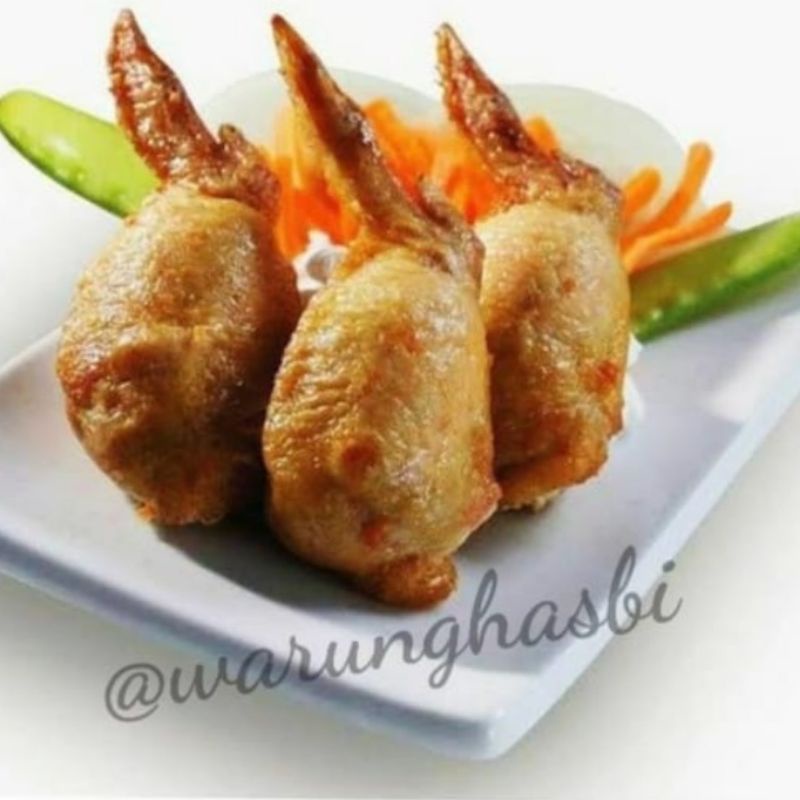 

Chicken Wings isi daging giling (isi 4pcs)