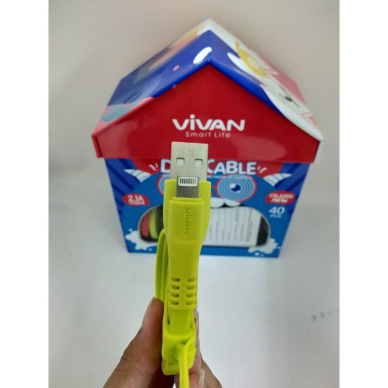 KABEL DATA VIVAN IPHONE FAST CHARGER