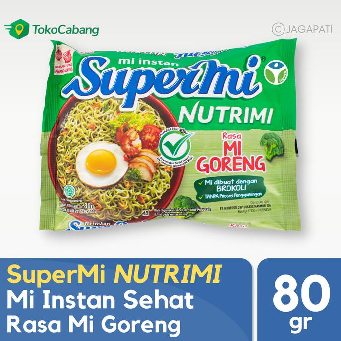 

Nutrimi - Mie Instan Non-MSG - Rasa Mie Goreng - Tanpa Pengawet
