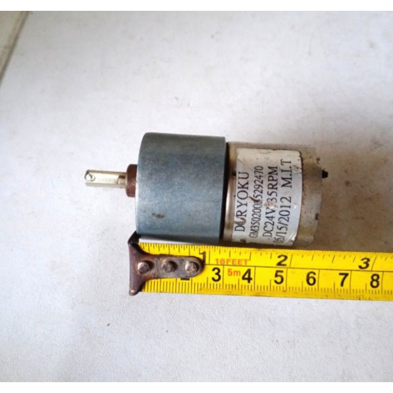 Dc Gearbox Motor 24V 35Rpm