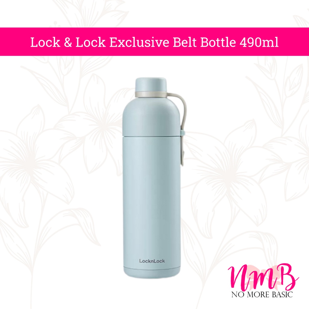 Lock &amp; Lock Exclusive Belt Bottle 490ml Tumbler Lock n Lock Termos dan Botol Minum Sport