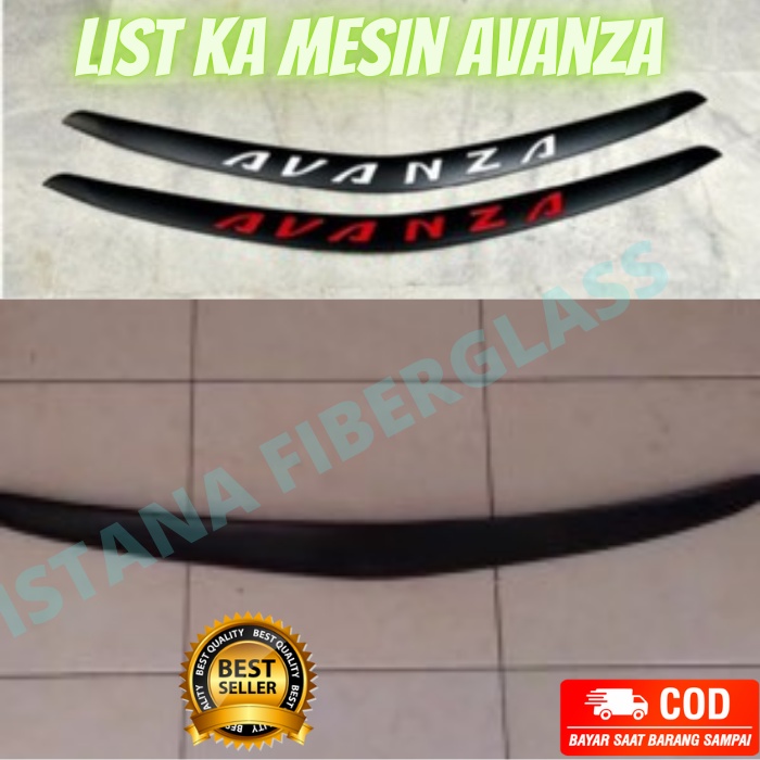 list kap mesin avanza 2008 2009 2010 type s,e,m,g
