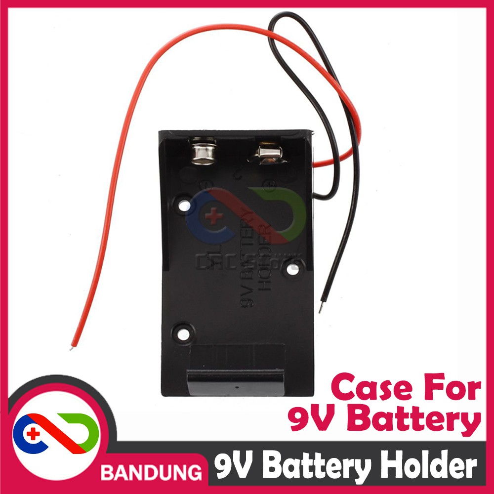 TEMPAT CASE BATERAI HOLDER 9V SOCKET BATERAI 9V BATTERY BOX 9V