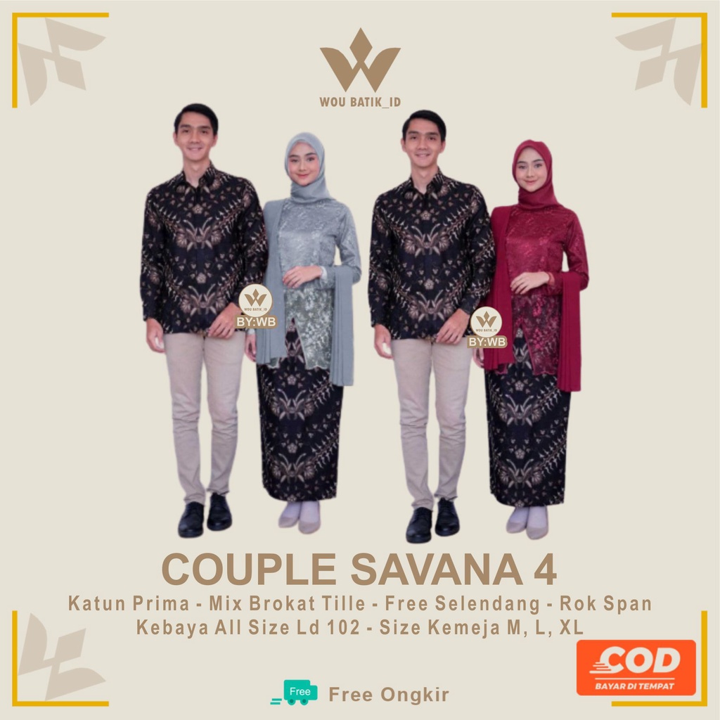 SET BATIK COUPLE SONGKET SARIMBIT KELUARGA KONDANGAN BATIK ORI GARANSI TERMURAH SHOPEE BATIK MODEREN