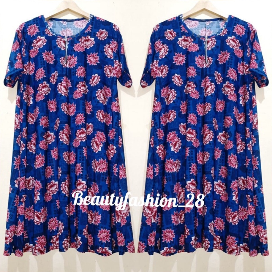 DASTER ALMA BAJU ATASAN WANITA MAT JERSEY KOREA SUPER JUMBO DRES/S MAYUNG