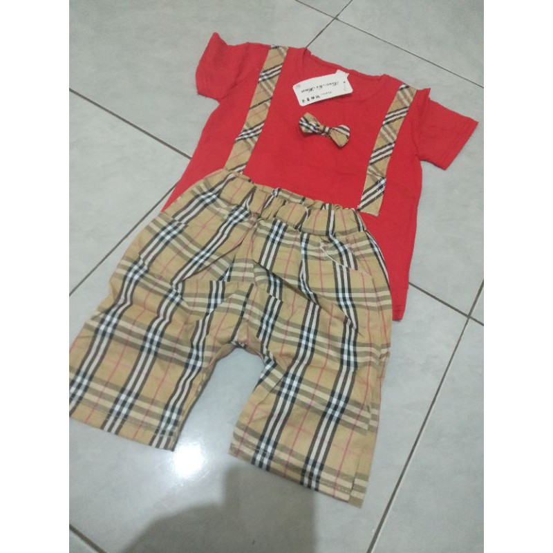 setelan burberry