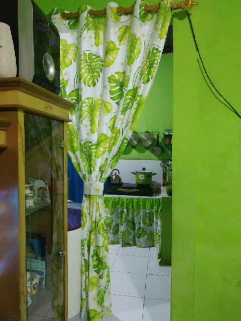 Motif Banyak Ukuran Custom Gorden Pintu Hordeng Katun Karakter