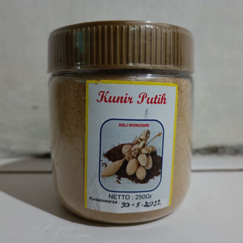 

Serbuk Kunir Kunyit Putih / Suruh / Biasa Bubuk Instan Asli Wonogiri (Plus Gula)