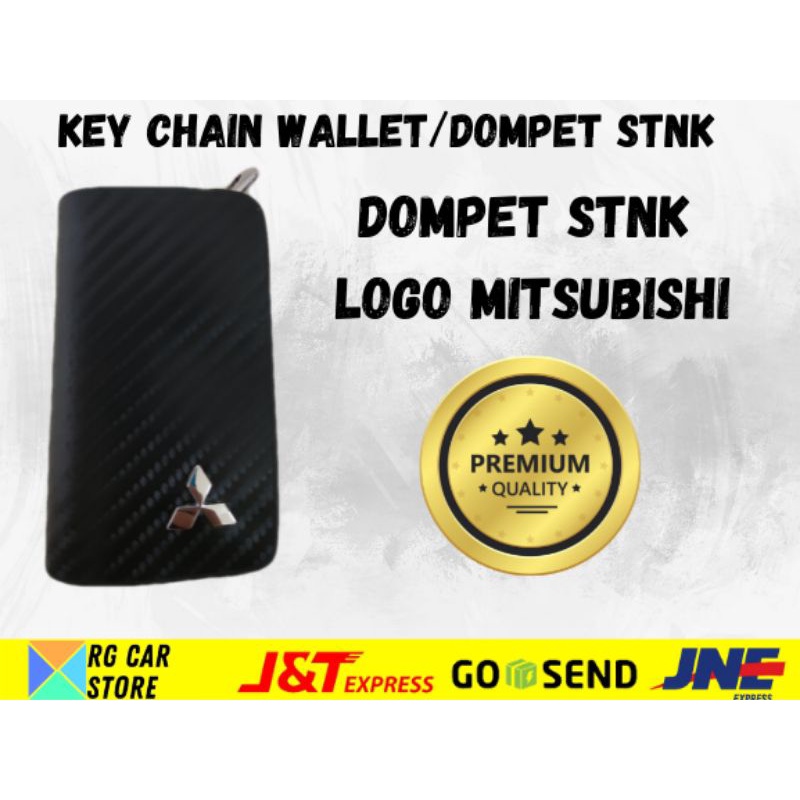 DOMPET STNK/KEY CHAIN WALLET MOTIF CARBON BERKUALITAS TINGGI