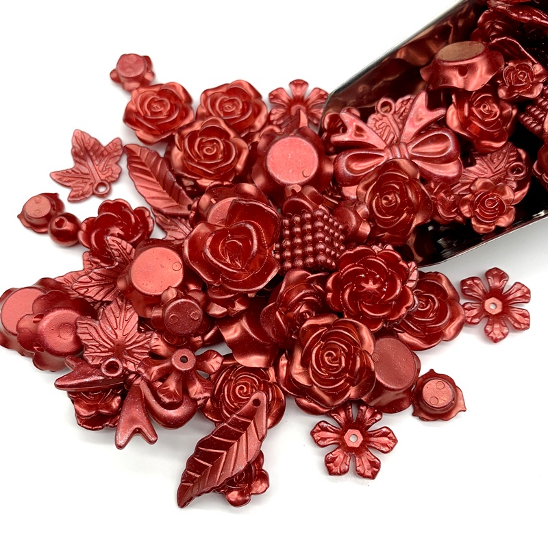 20g / lot Manik-Manik Akrilik Asimetris Untuk Membuat Perhiasan DIY