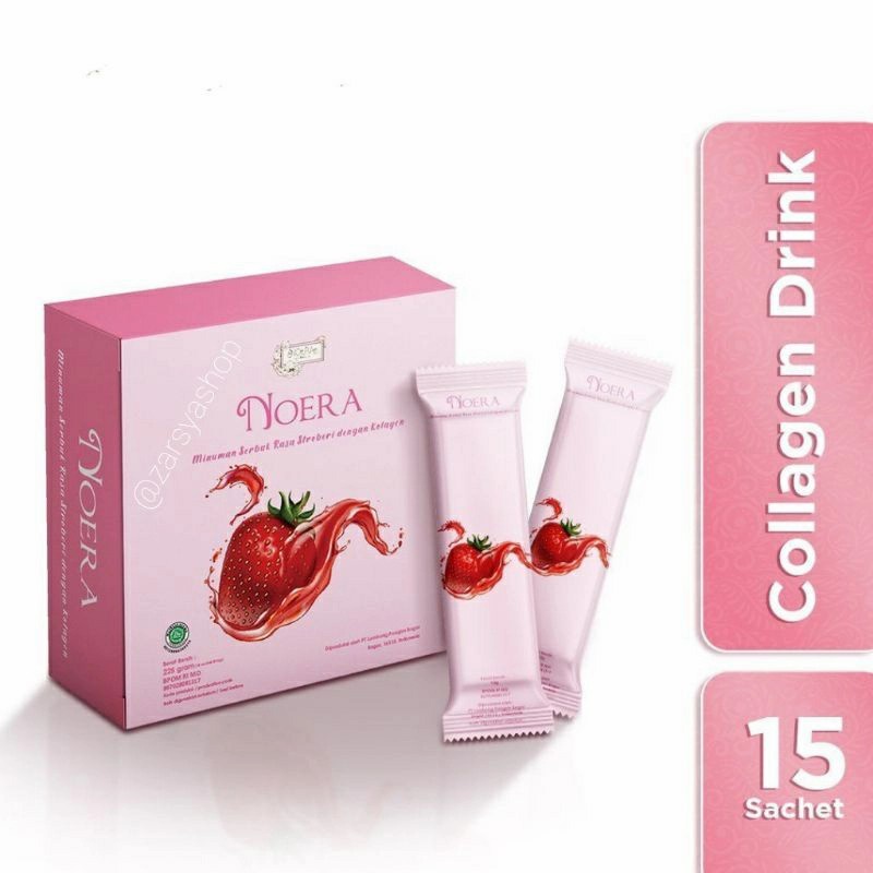 Jual Noera Colagen 1 Box 15 Sachet BPOM HALAL Minuman Collagen Rasa