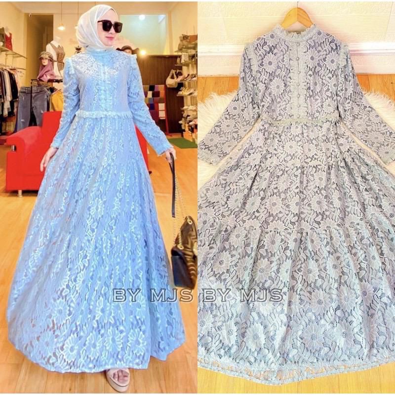 Dress Brokat Import Mjs