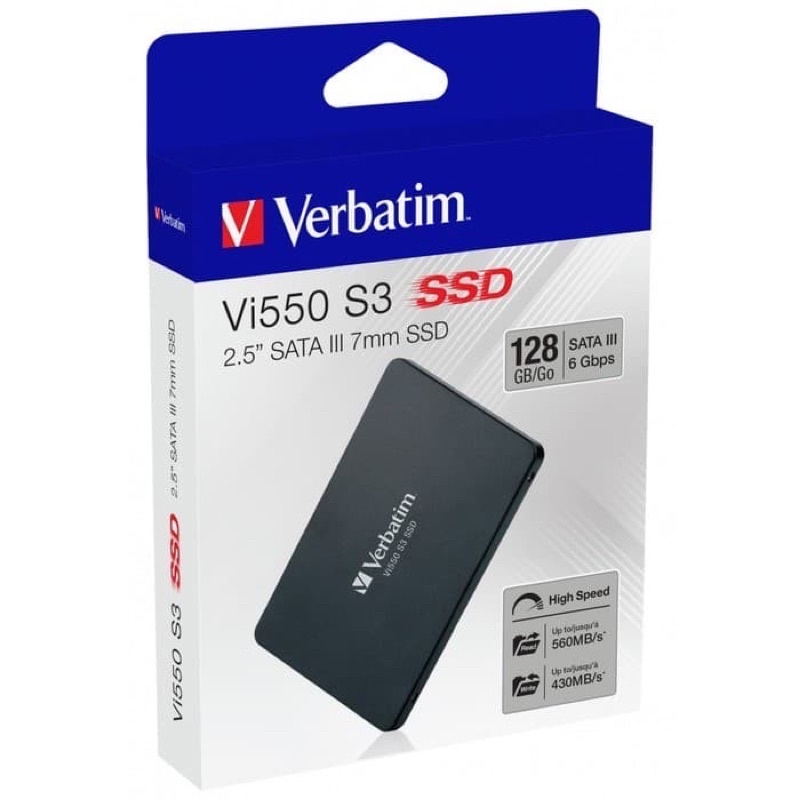 VI550 SSD Verbatim SC128GB Vi550 S3 SATA III 2.5 Inch Ori