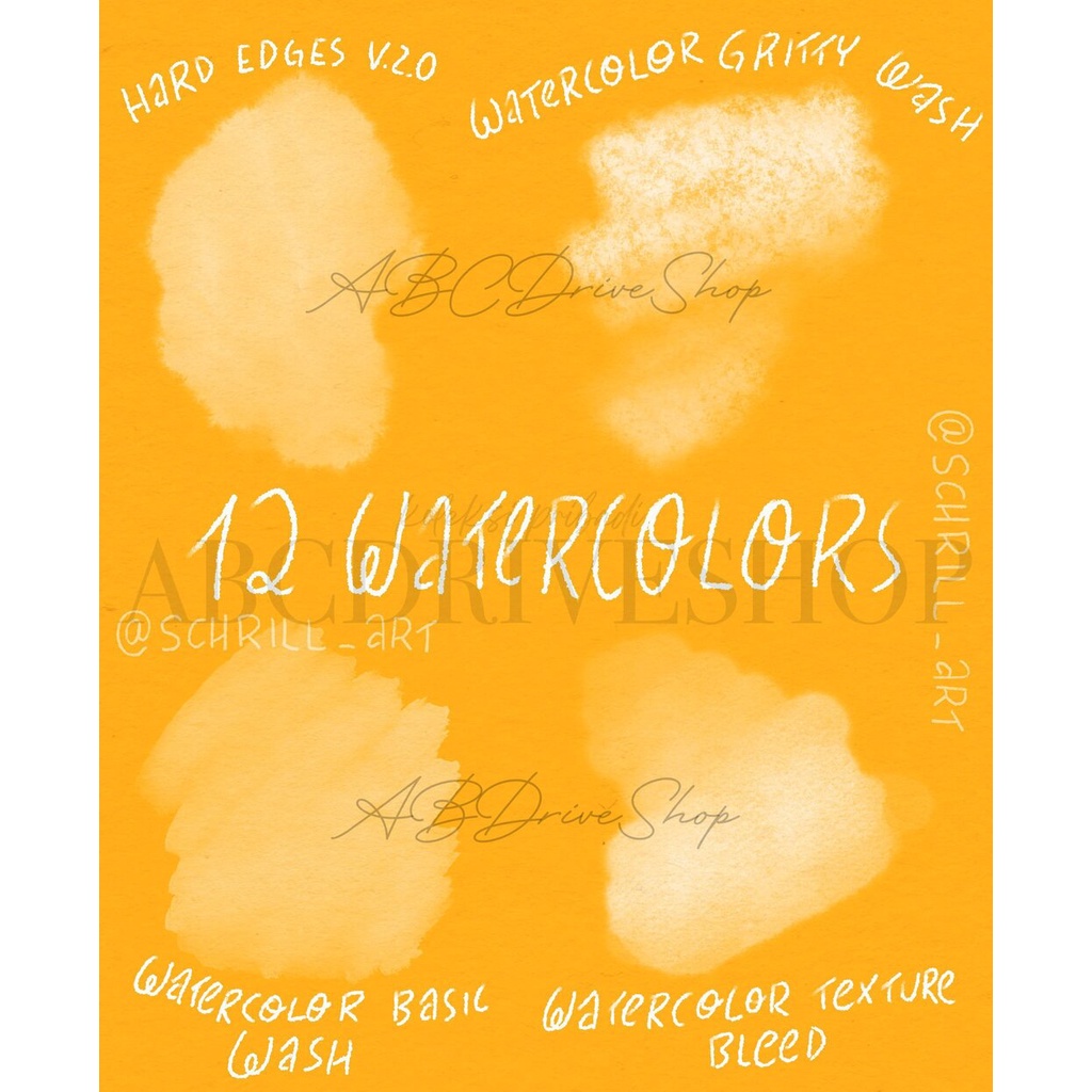 Procreate Brush - 50 Part Traditional Art Set v.2 for Procreate