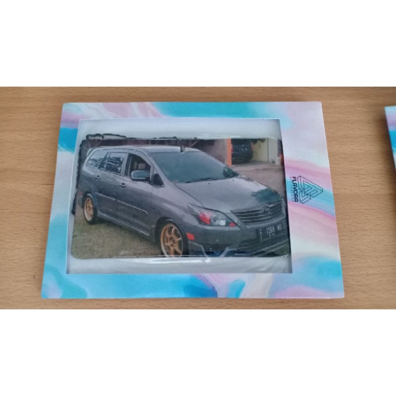 pewangi mobil model gantung custom foto