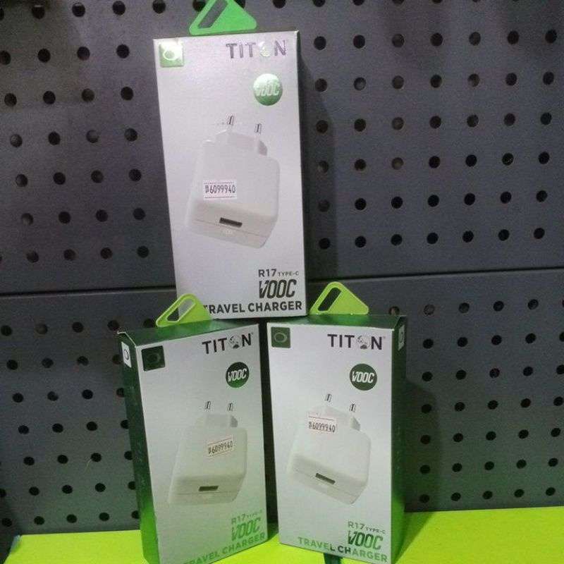 CHARGER TITON R17 TYPE C VOOC TRAVEL CHARGER